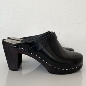 Maguba Of Sweden Stockholm Leather Clog EU 36 + Soludos Embroidered Suede Boots